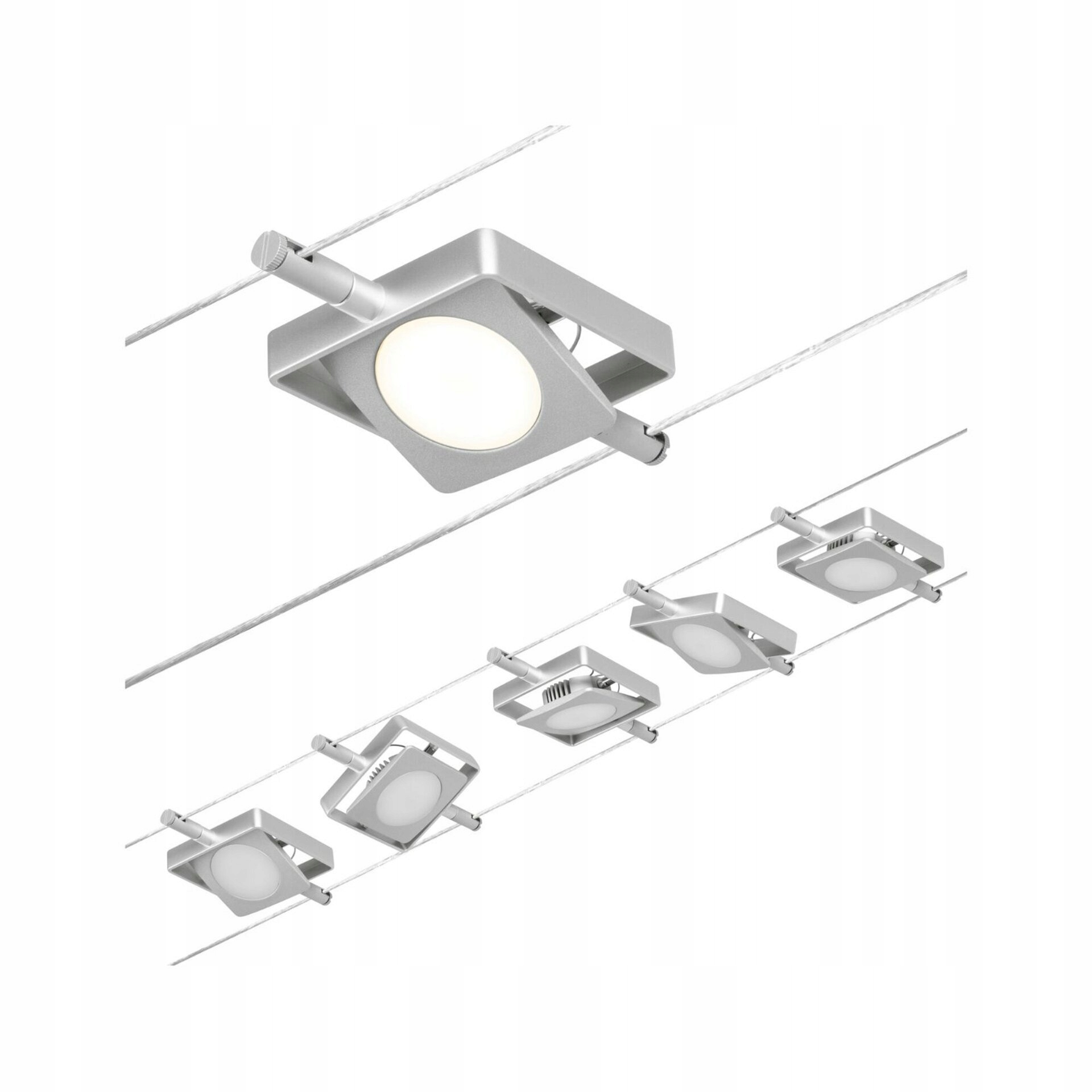 Paulmann MacLED Led lankový systém 5x4,5W 3000K základná sada chróm