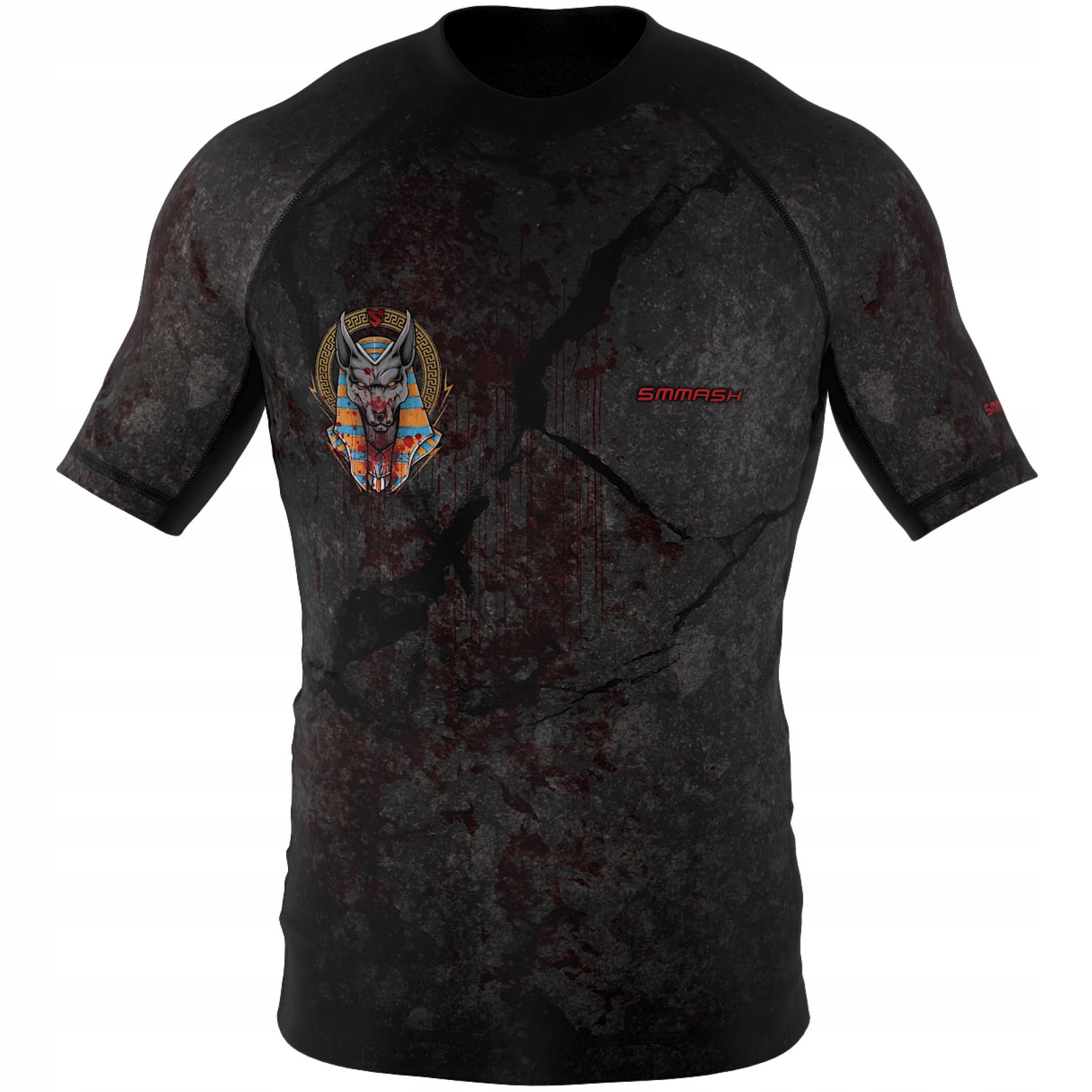 RASHGUARD MĘSKI MMA BJJ SMMASH ANUBIS