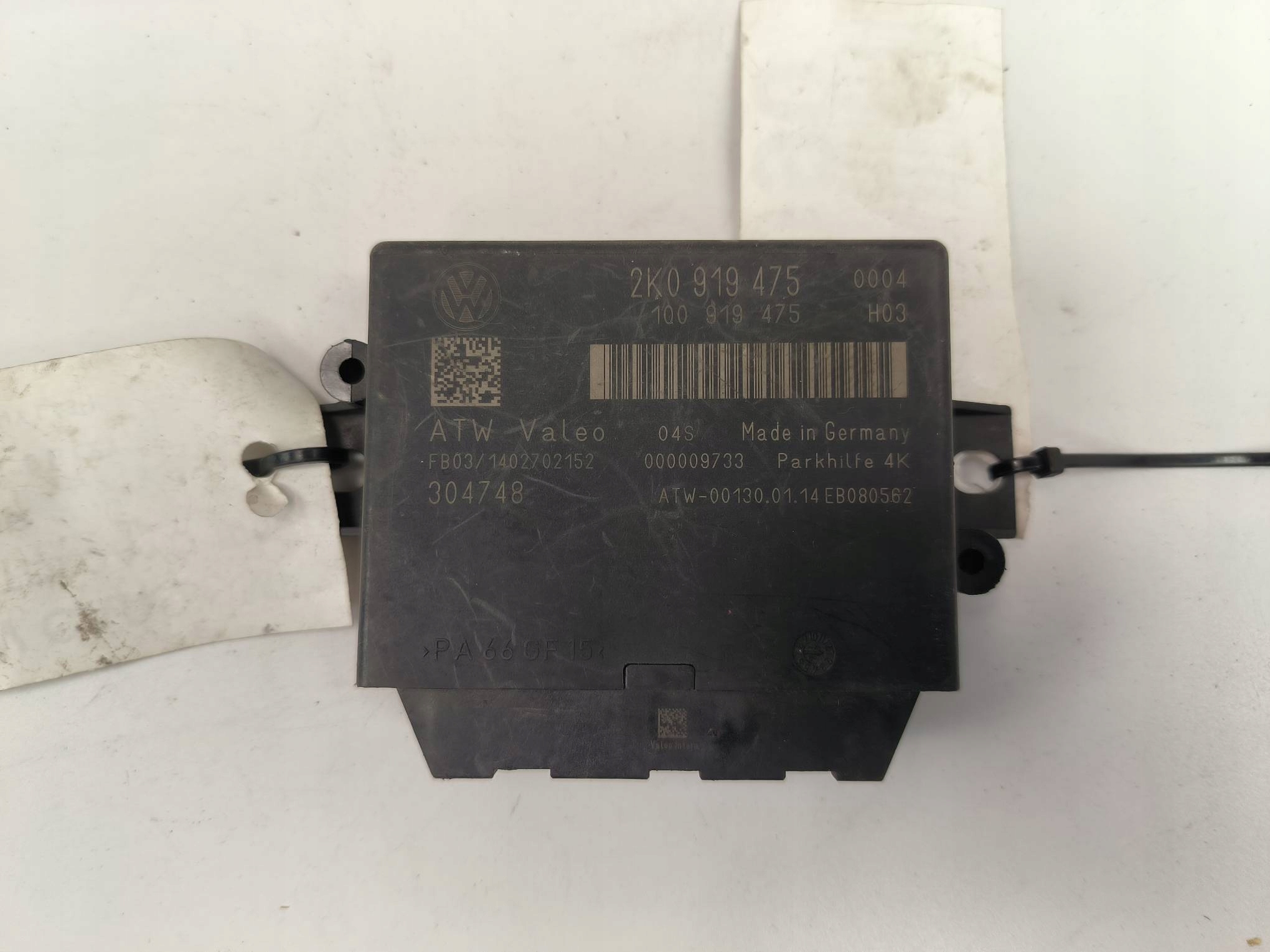 modul Parken PDC 2K0919475 VOLKSWAGEN CADDY MK3