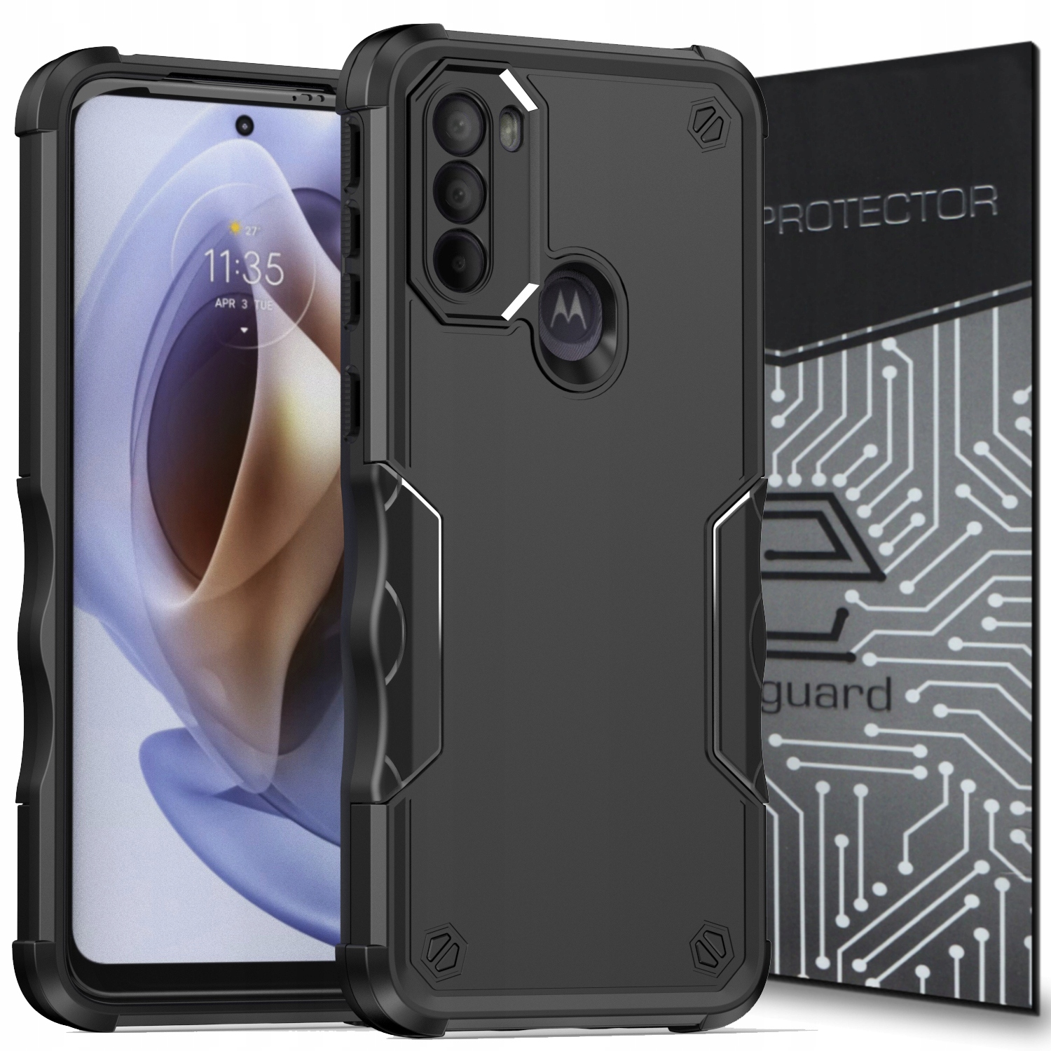 

Case Etui Pancerne+szkło do Motorola Moto G31 G41