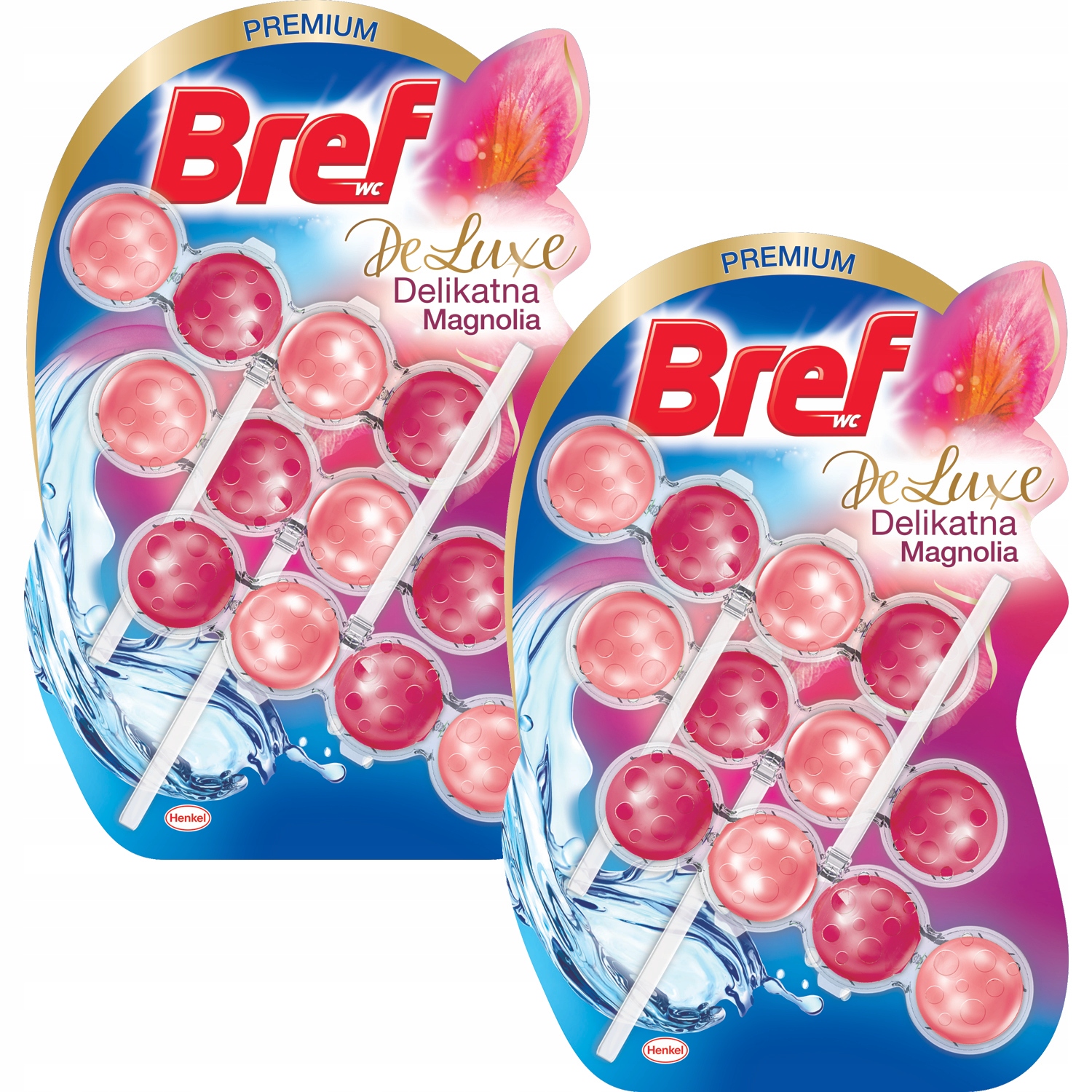 

Bref DeLuxe Kostka do Wc Delikatna Magnolia 6x50g