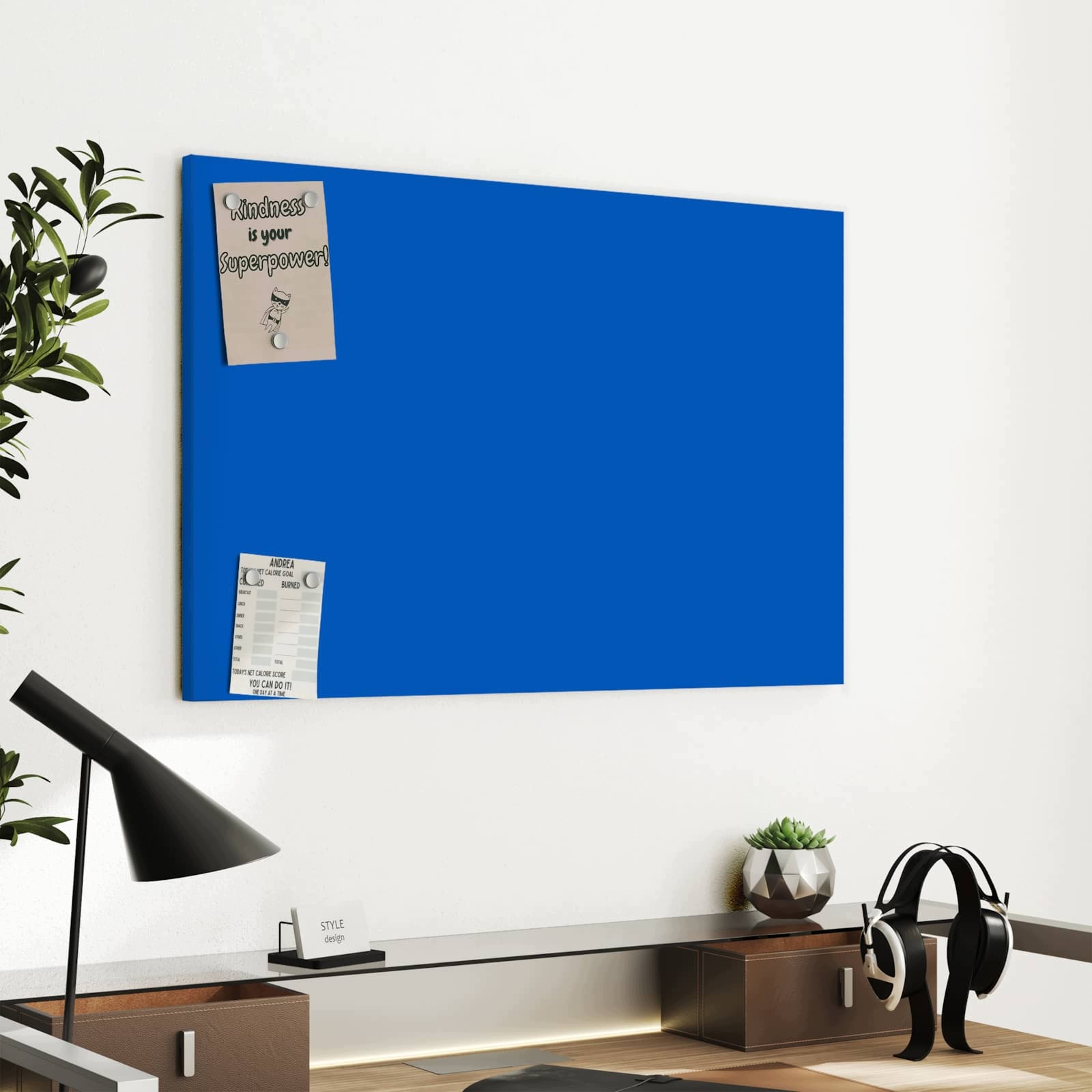 Magnetická tabule Modré Pozadí A 60 × 40 cm