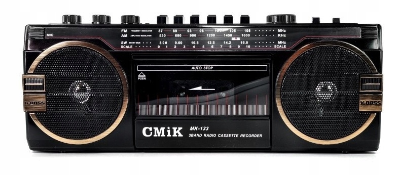 Rádioprehrávač Ghettoblaster Kazeta Usb Rádio MP3