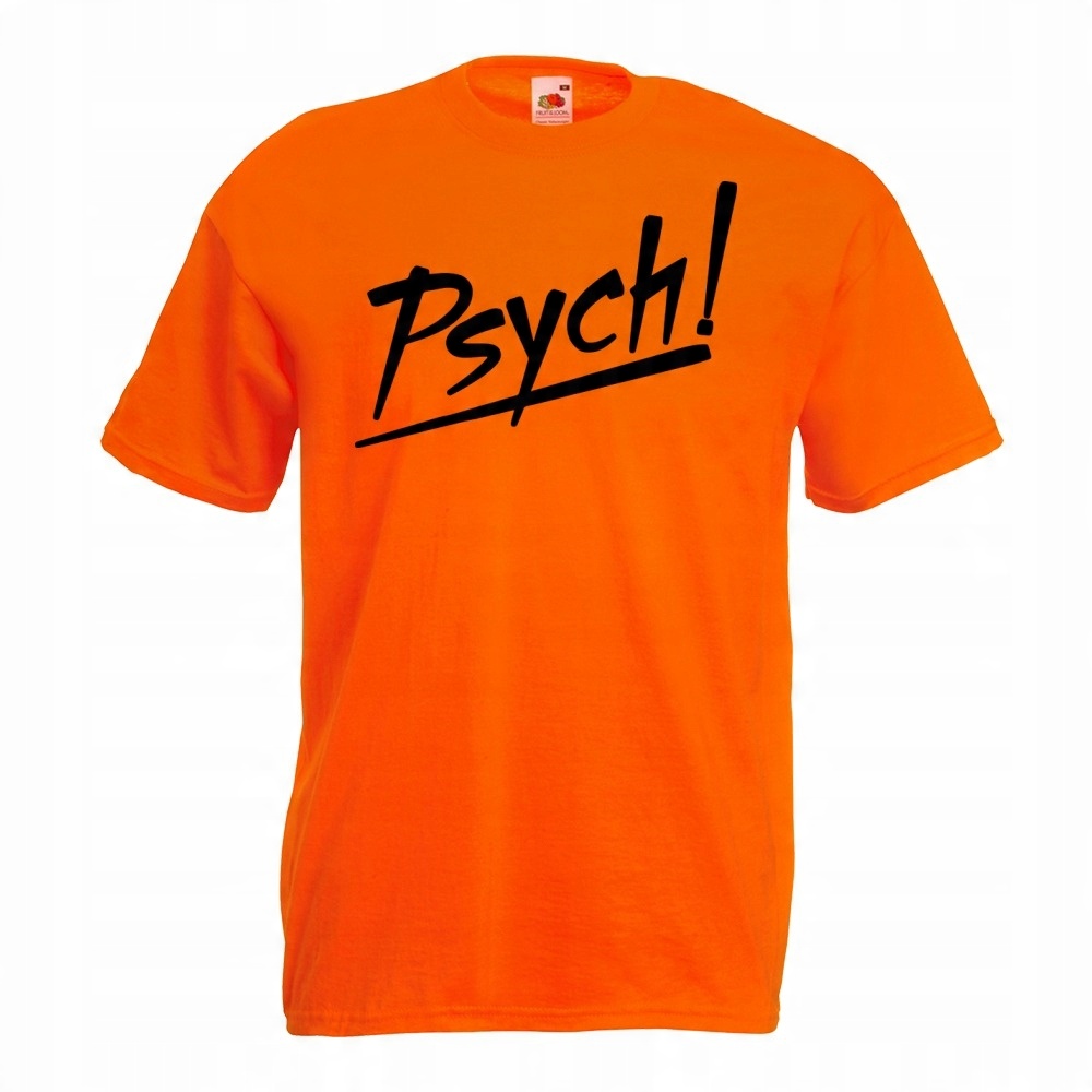 

Koszulka psych! psycho M pomarańczowa