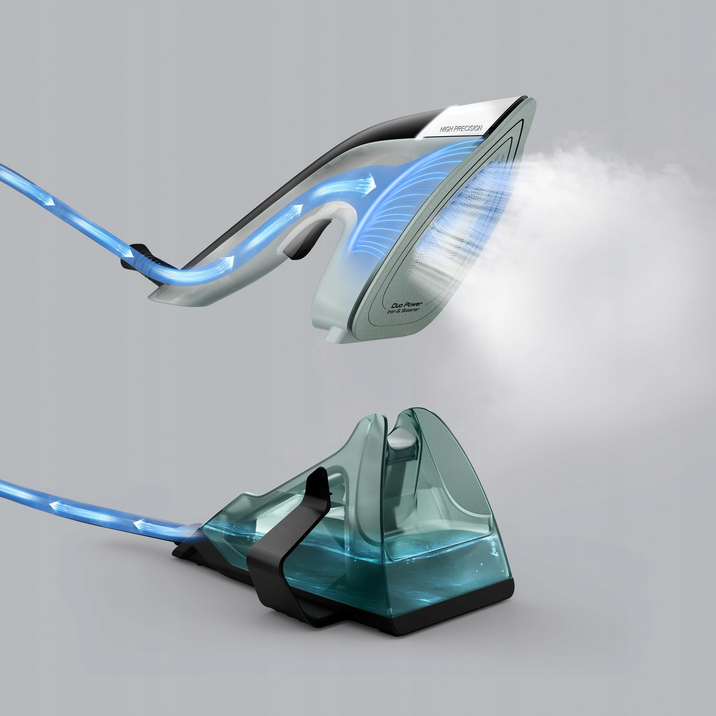 TEFAL Duo Power Żelazko I Parownica 1700W Eukaliptus Czarne — miniatura 6