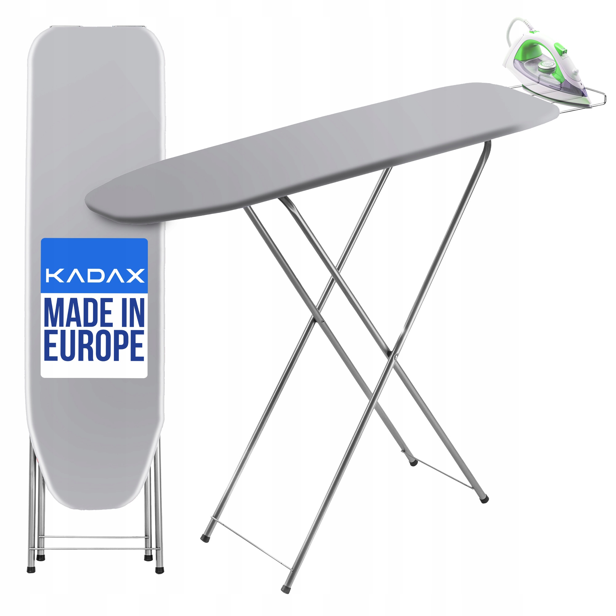 Levně Žehlicí Prkno Skládací 104 x 30 cm S Držákem Na Žehličku Lehké A Malé