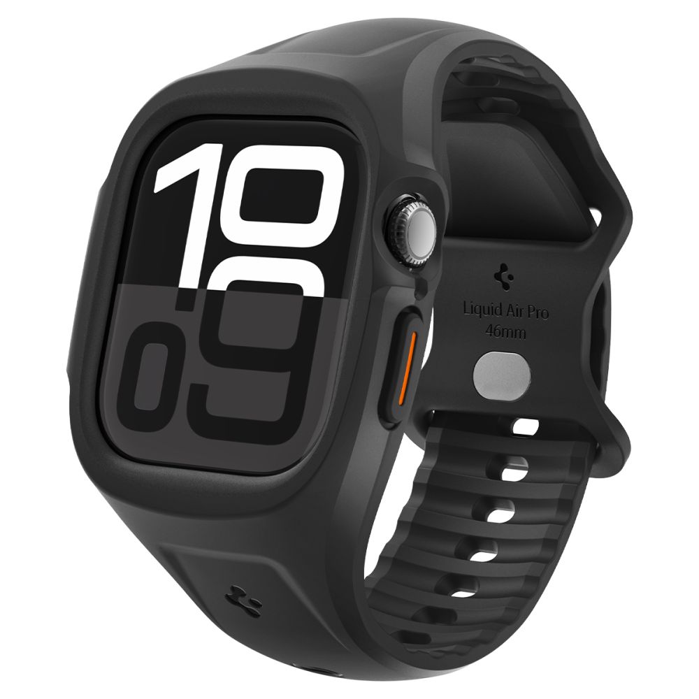 Pouzdro Spigen Liquid Air Pro Apple Watch 10 11 (46 MM) Černé Matné