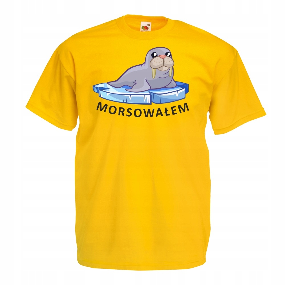 

Koszulka morsowałem morsy morsowanie XL żółta