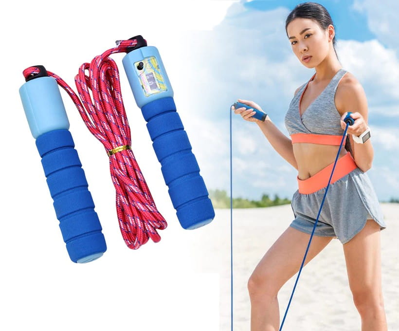 SKAKANKA Z LICZNIKIEM FITNESS CROSSFIT REGULACJA