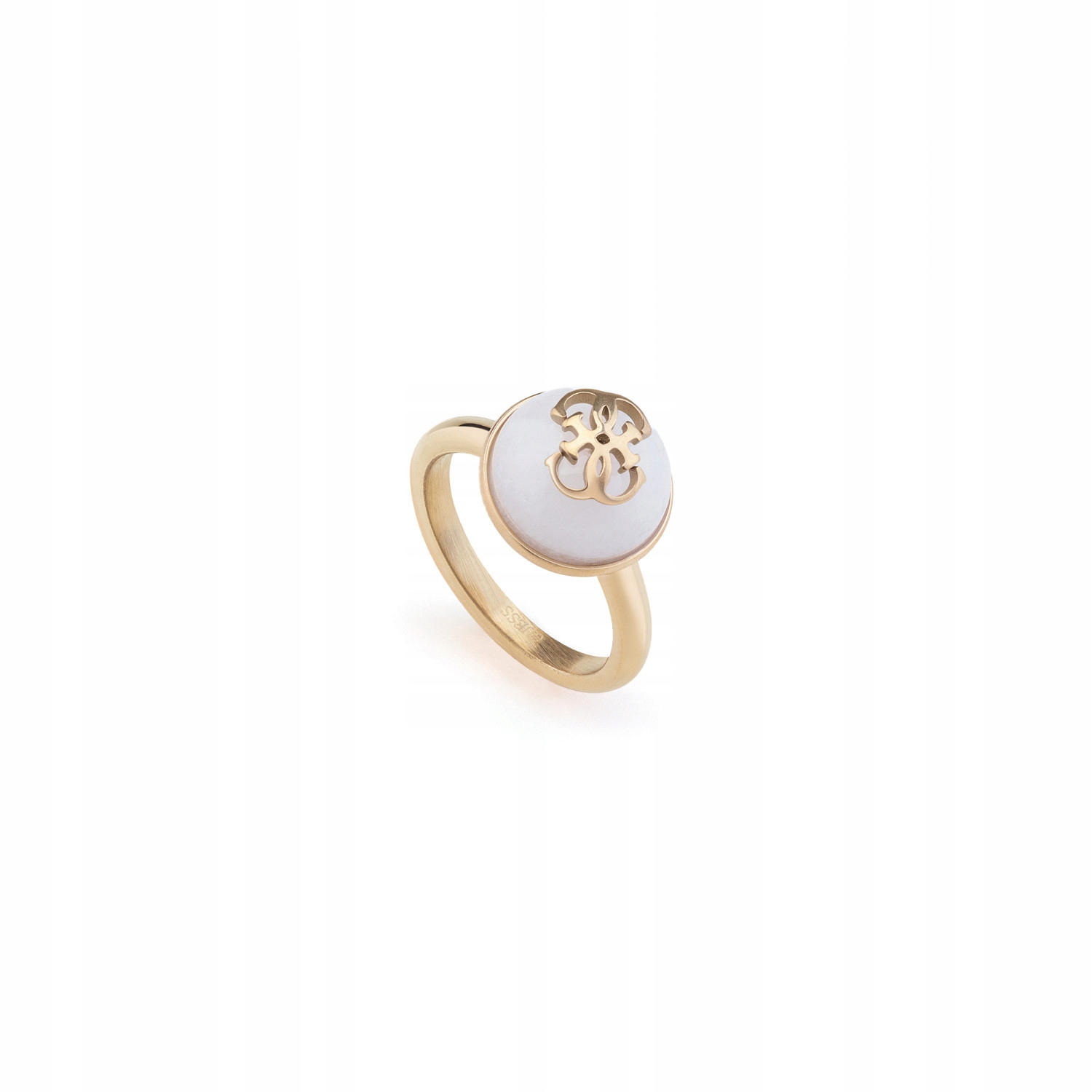 Prstýnek dámský zlatý Guess kolečko R-12