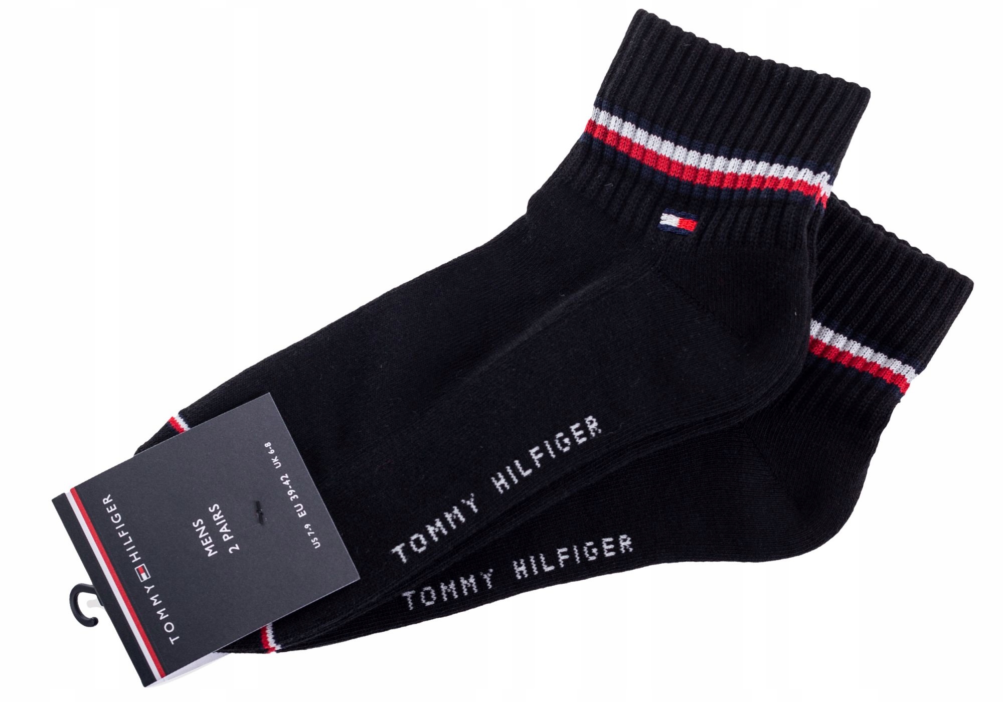 TOMMY HILFIGER MĘSKIE SKARPETKI STOPKI 2P R: 47-49 Płeć mężczyzna