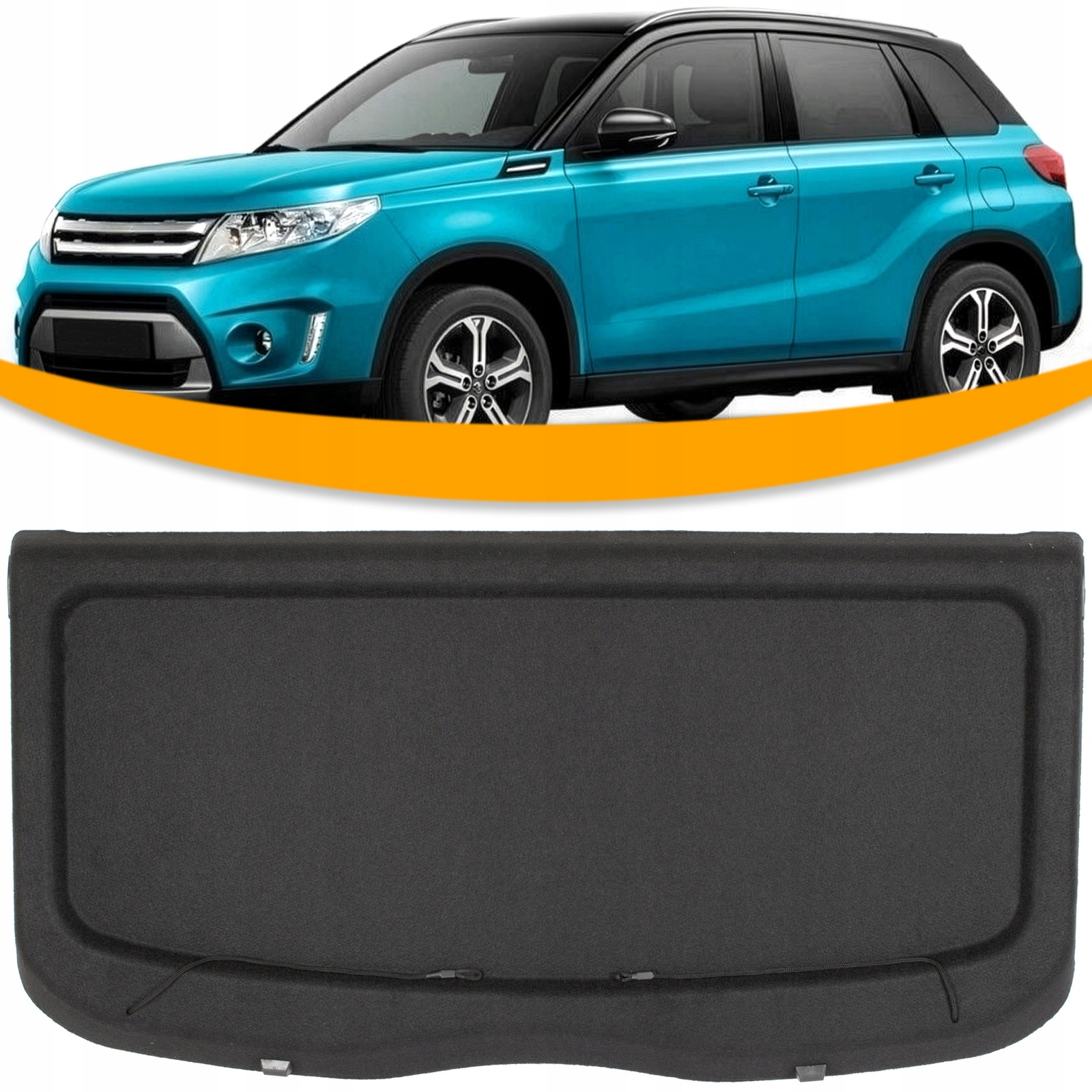 Police Do Kufru Černá pro Suzuki Vitara 2 II Ly 2015-> Závěs Víka