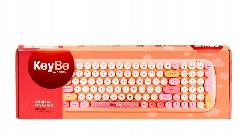 Klawiatura Bezprzewodowa Candy Pink