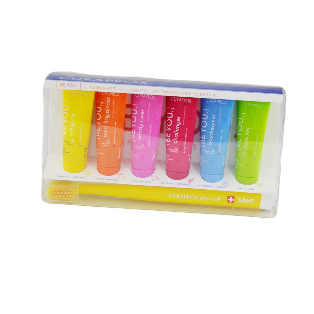 Curaprox Be You Zestaw Six-pack Past Szczoteczka