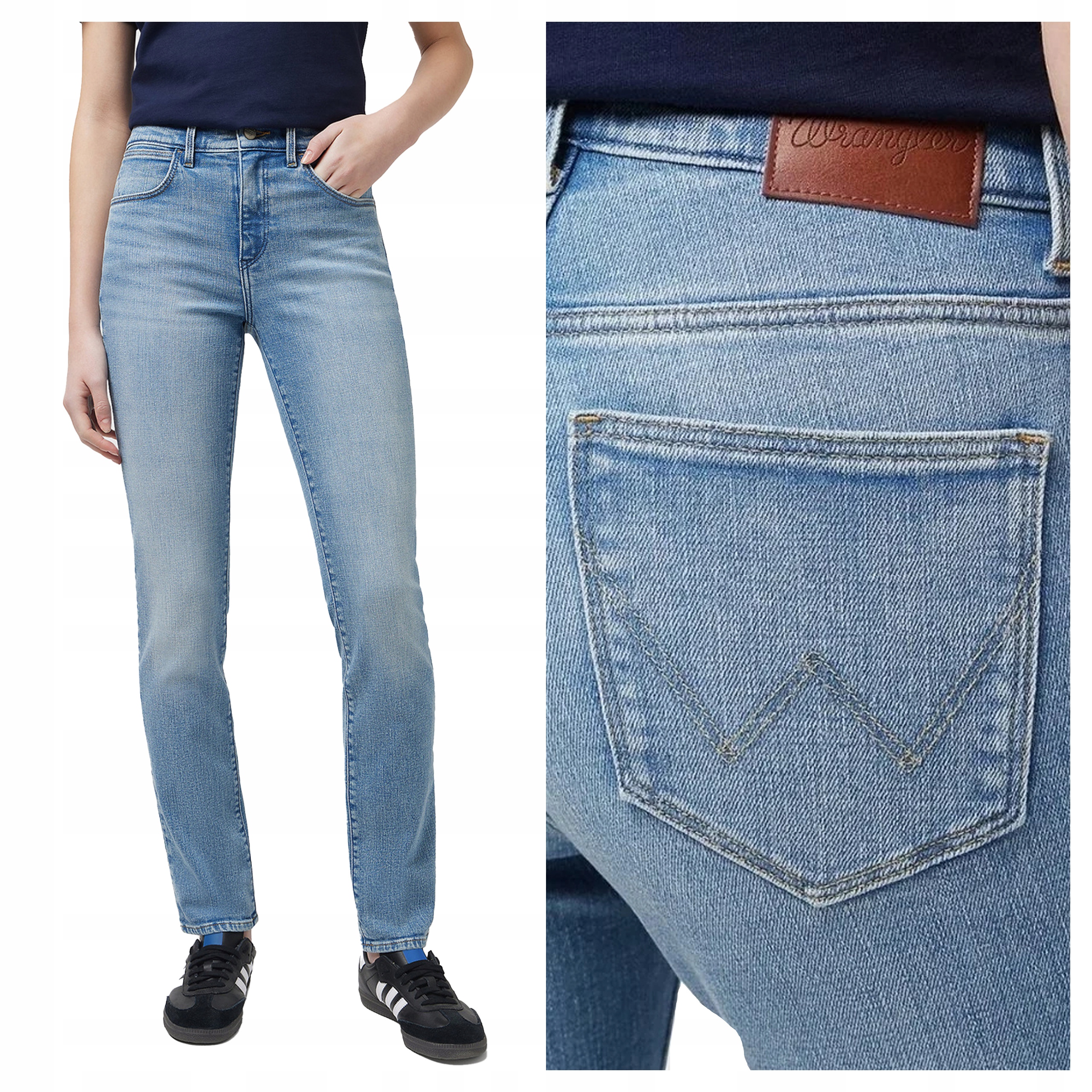 Wrangler Slim W27 L32 Dámské džínové kalhoty džíny Přiléhavé