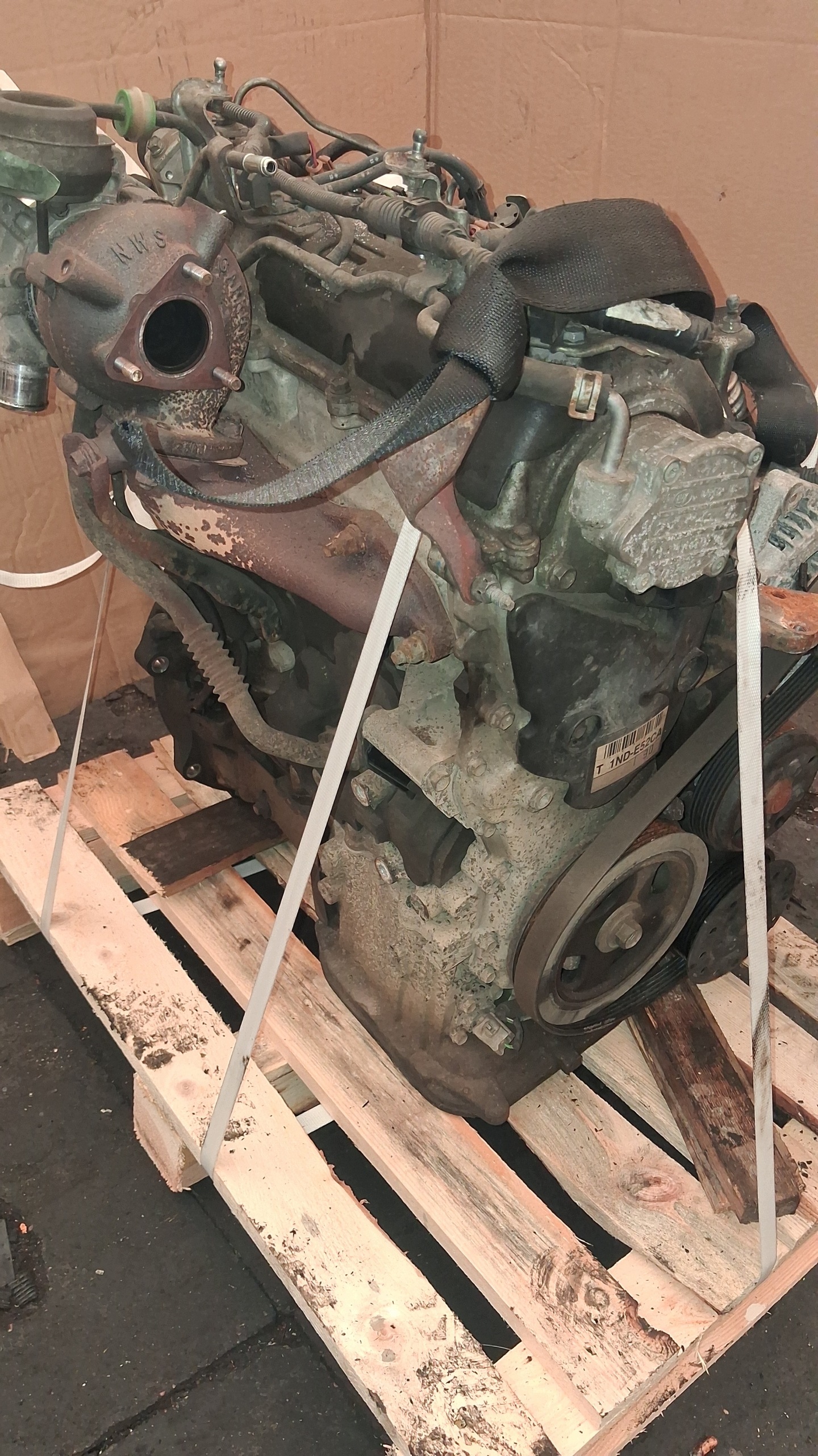engine complete TOYOTA AURIS 1.4 D4D 1ND-E52CA PEWNY PO STLUCZCE