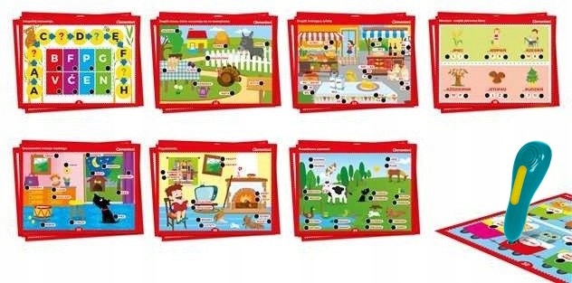 Mówiące Pióro 500 Pytań Litery i Słowa Clementoni Bohater brak