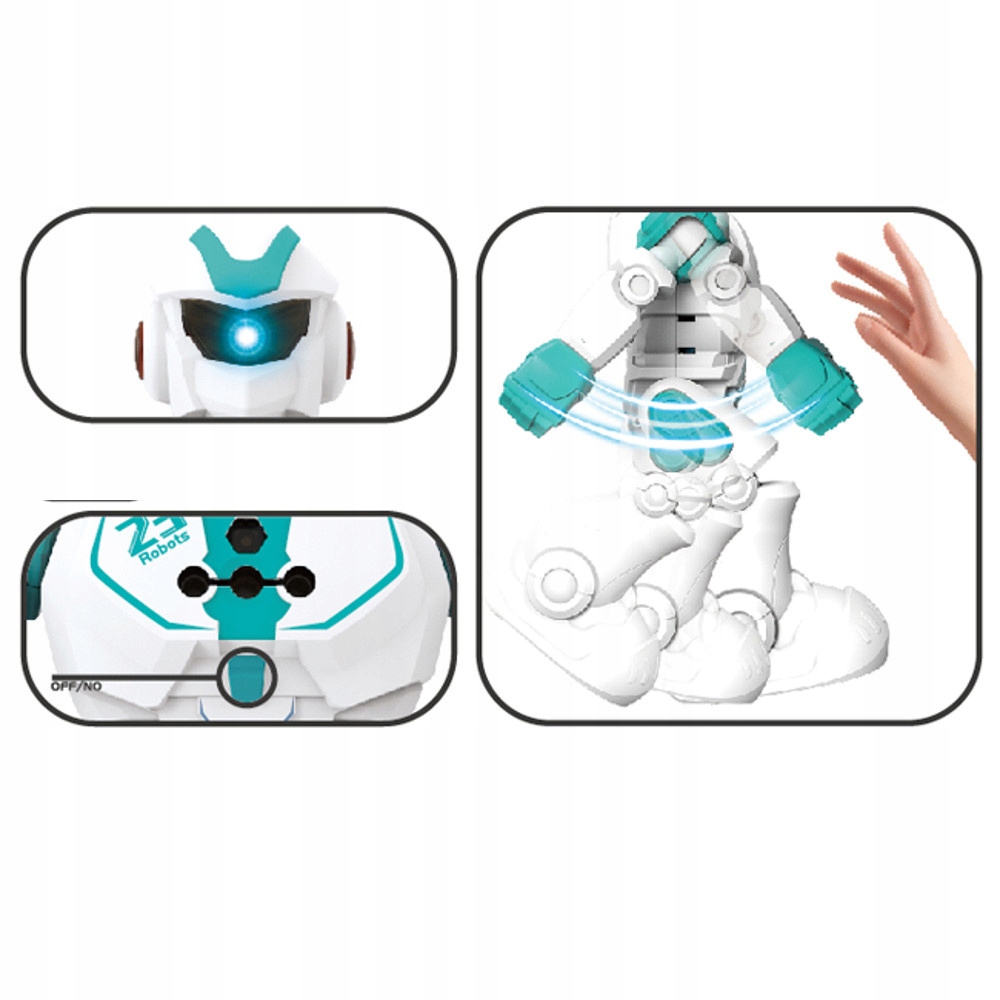 INTERAKTIVNI ROBOT DALJINSKO UPRAVLJAN ROČNO S PROGRAMIRANJEM DALJINSKEGA UPRAVLJANJA Otrok starosti 3 leta +