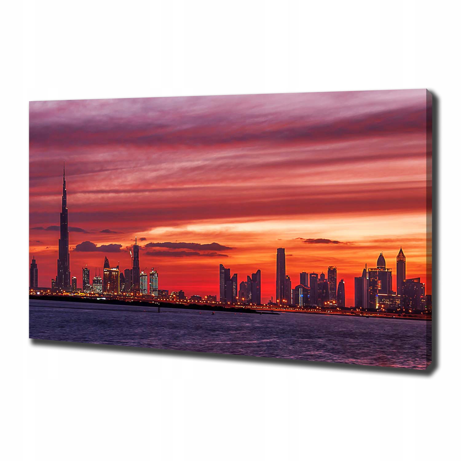 

Foto obraz na płótnie Zachód słońca Dubaj 100x70cm