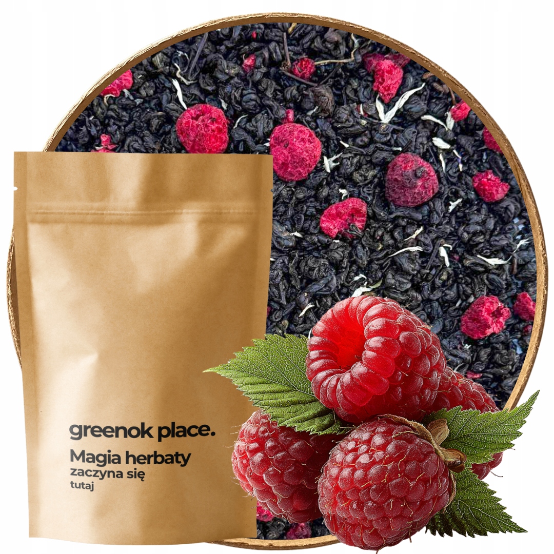 Čaj černý Malinový Úžas 1000 g malina citron malinová imunita