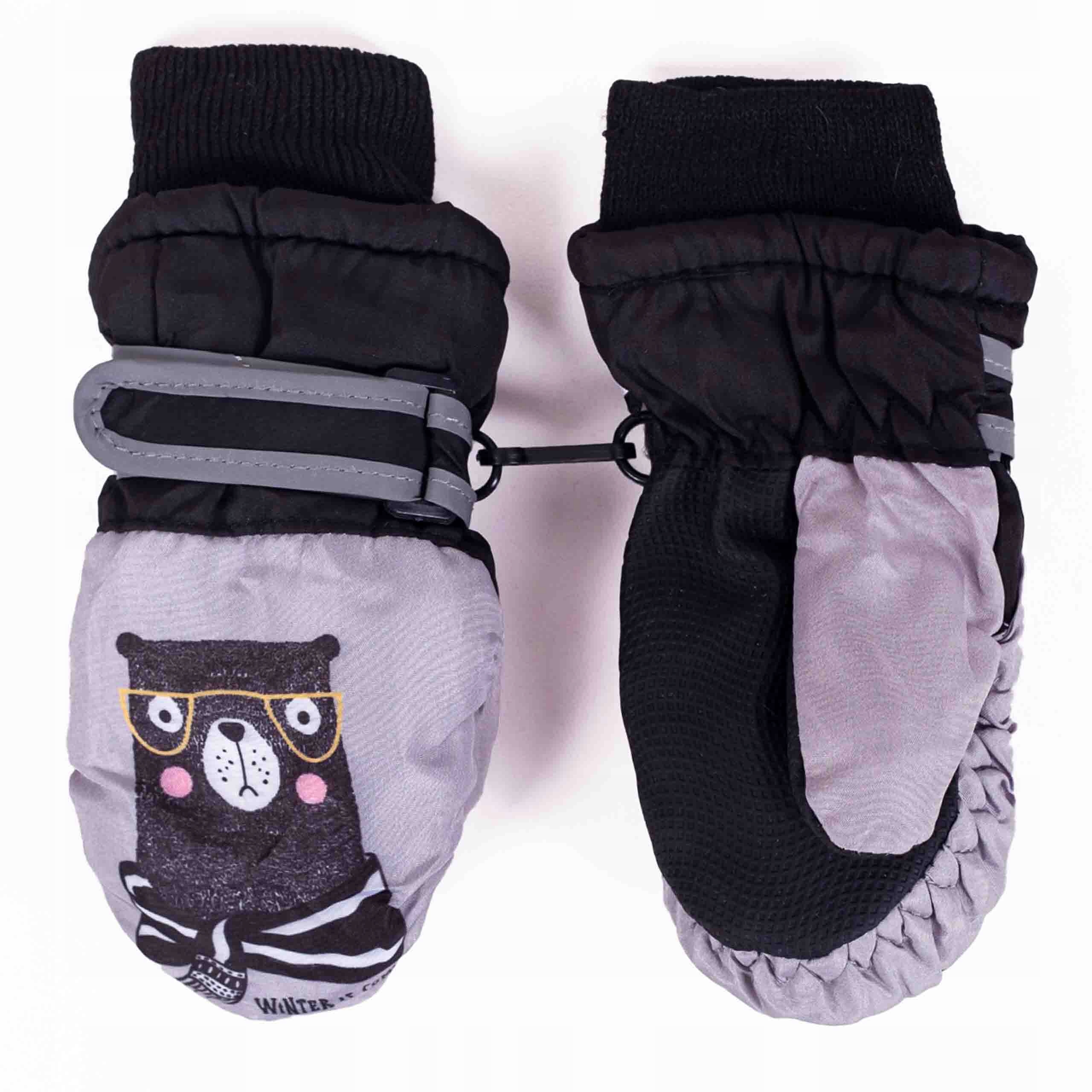 

Rękawice narciarskie Zimowe Zima 10cm r. 86/92