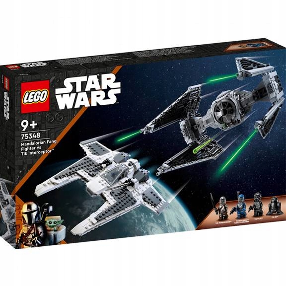 Lego Star Wars Mandaloriánský stíhací letoun Fang 75348