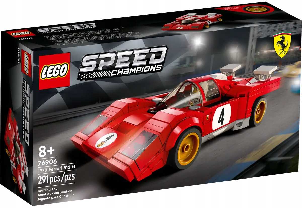 76906 Lego Speed Champions Ferrari 512 M z roku 1970