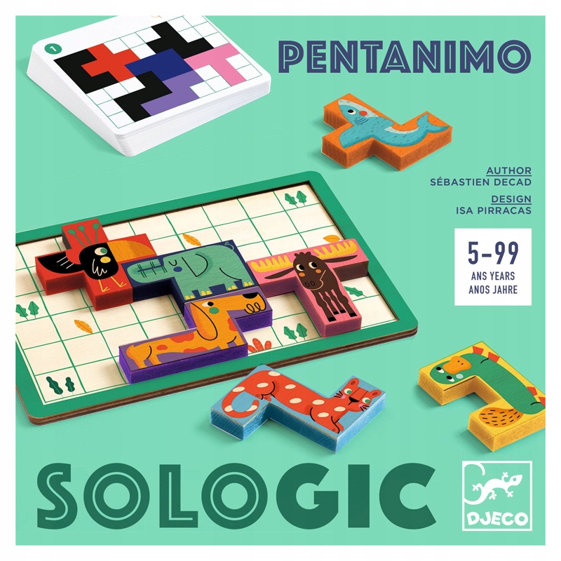 

Djeco Pentanimo ukladanka logiczna łamigłówka