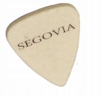 

Kostka do ukulele Segovia Uku Picks biała filc 3mm