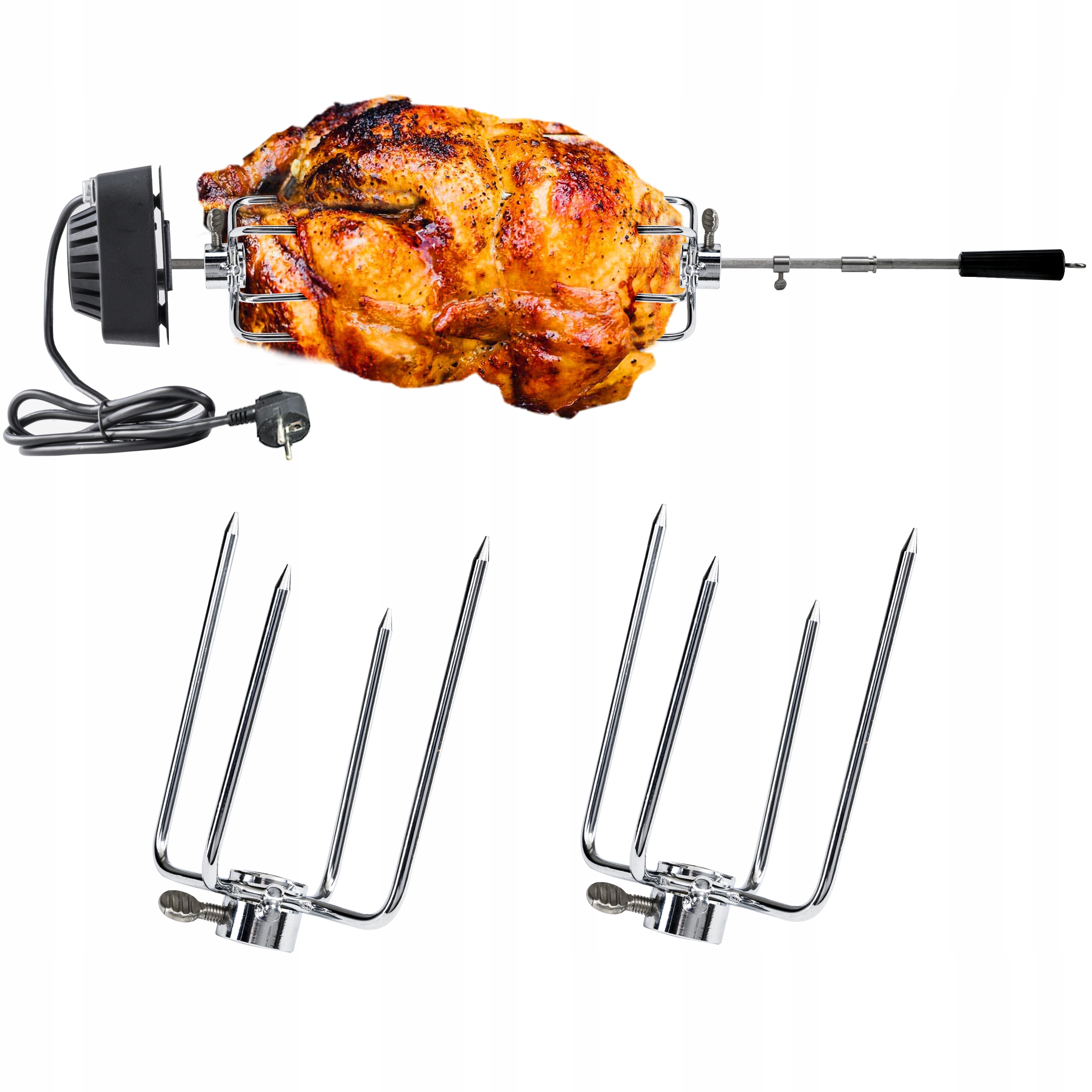 ROŻEN OBROTOWY grill gazowy Yoer GG06BK