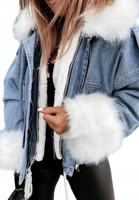 

Kurtka Jeansowa Z Futerkiem Katana Futerko Miś S/m