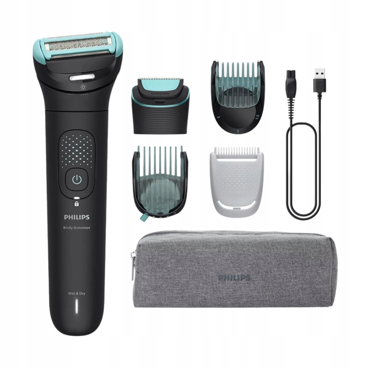 Holiaci strojček na telo a vlasy Philips BodyGroom BG7470/15 séria 7000