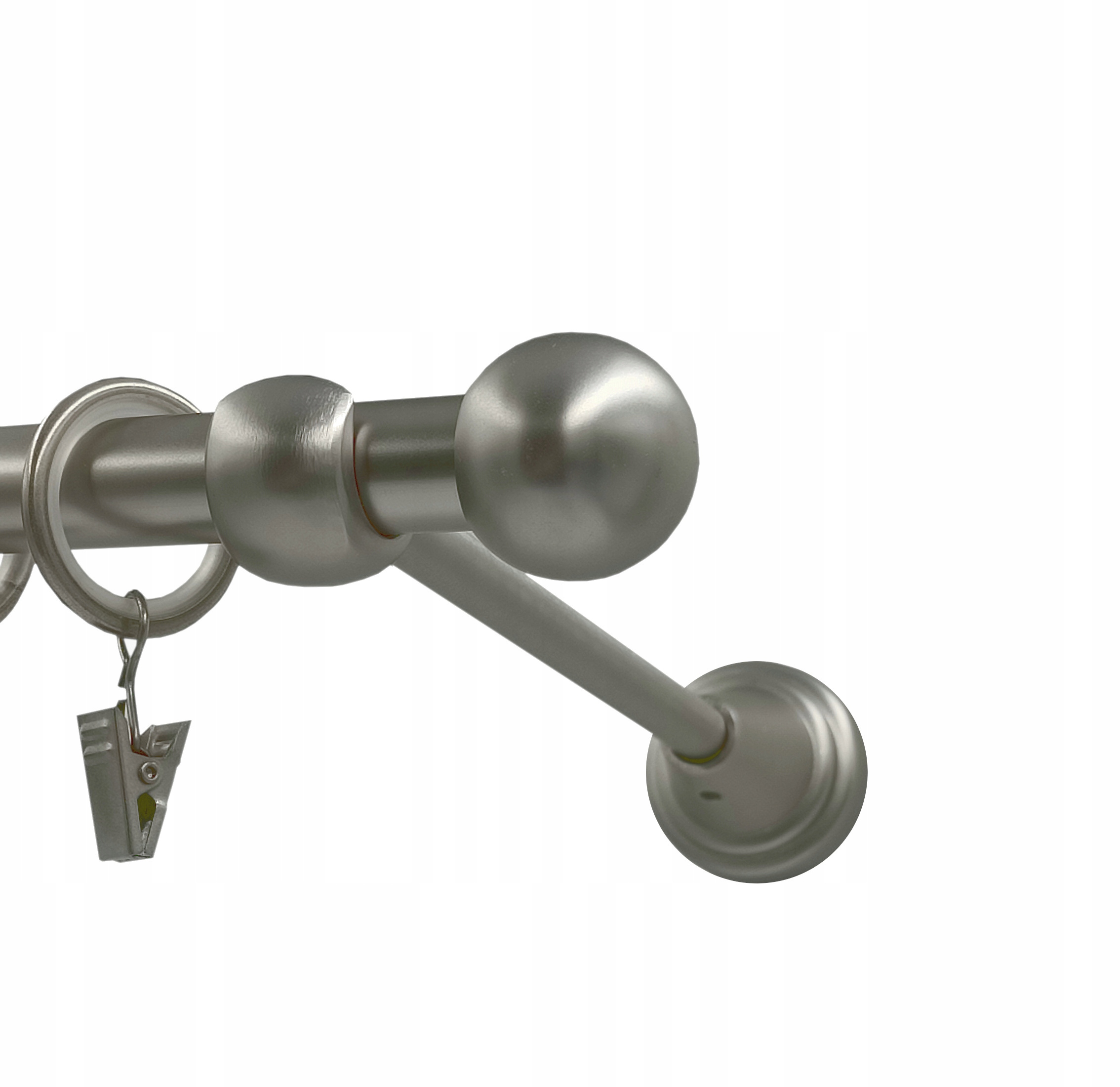 Garnýž kovový fi16 kulička Satén 320 cm galvanizovaná