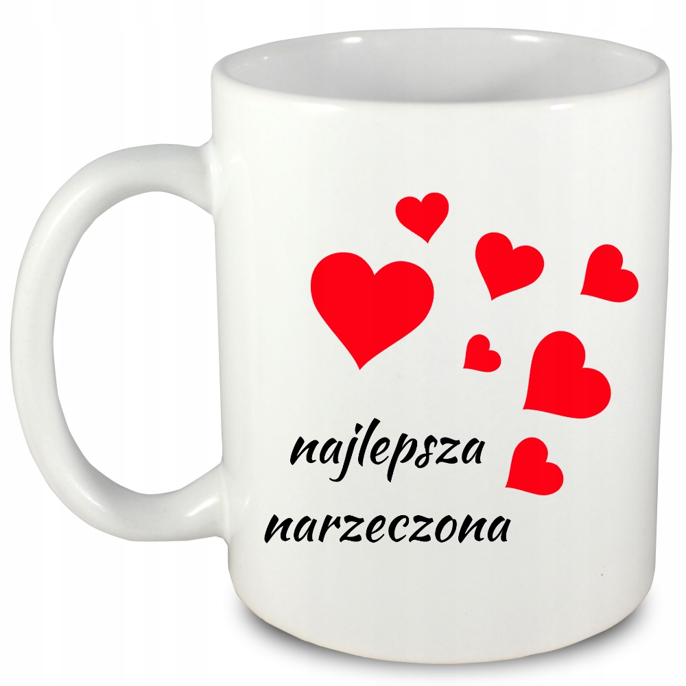 

Kubek dla narzeczonej narzeczona imię 1