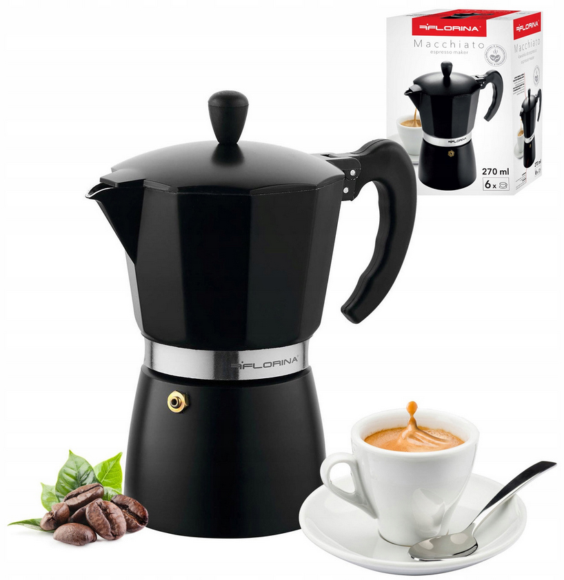 

Kawiarka Aluminiowa Do Espresso Na 6 Filiżanek