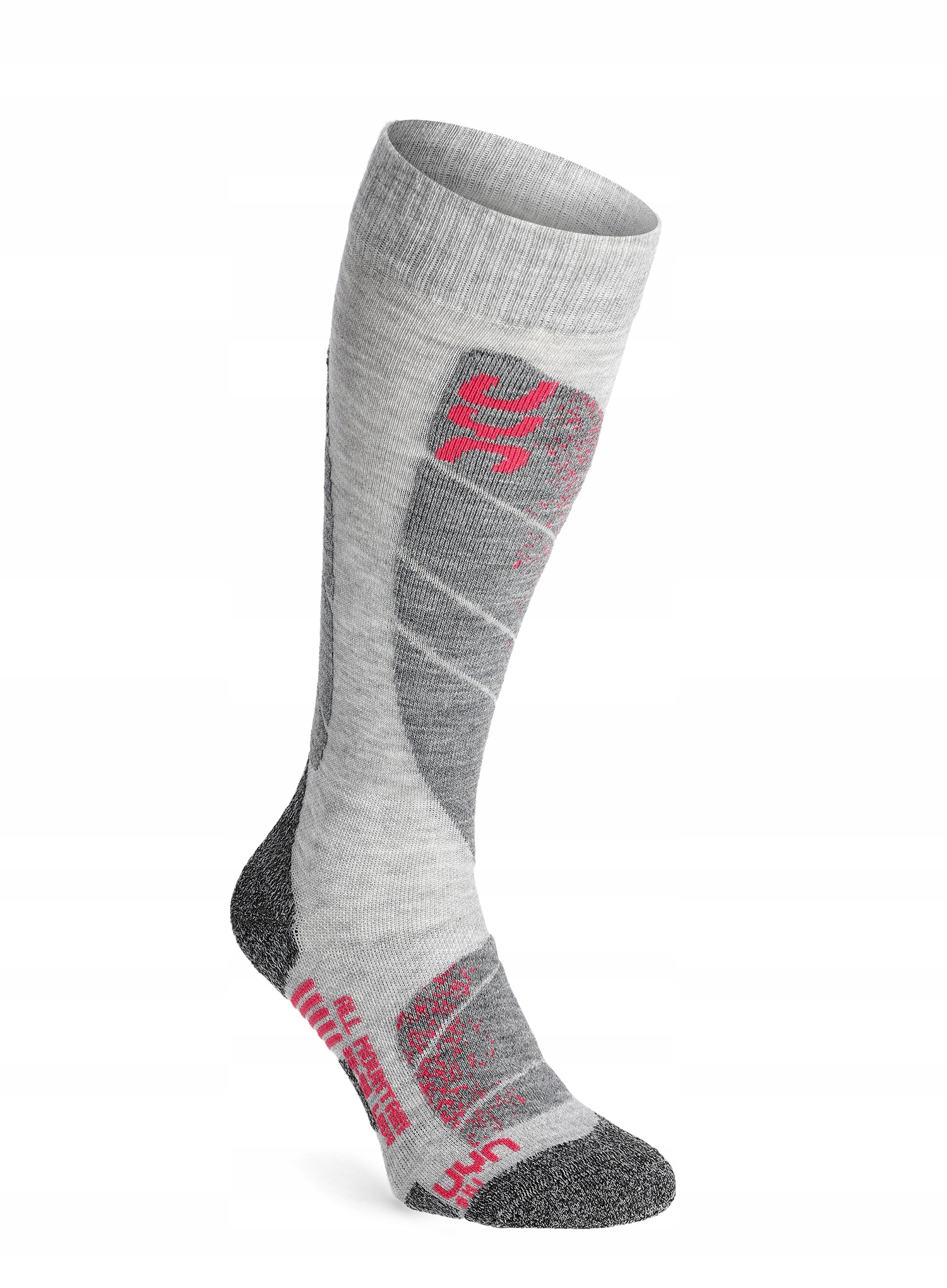 Skarpety narciarskie damskie Uyn Ski All Mountain lt grey melange/coral