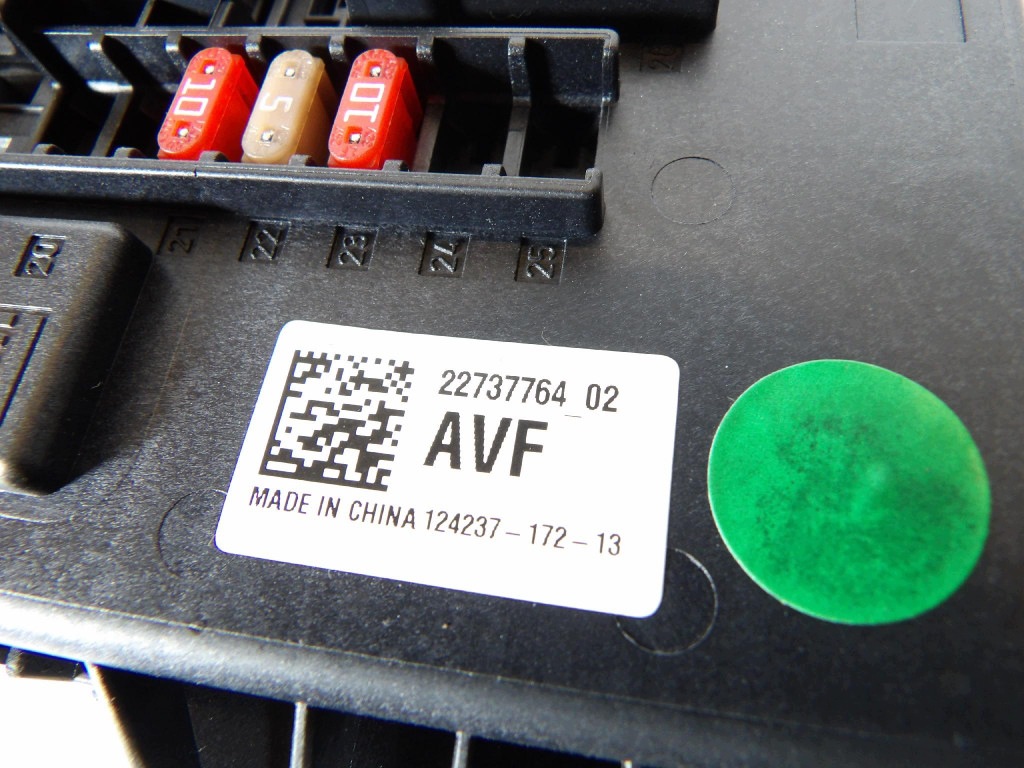 module control unit BSI 22737764_02 OPEL INSIGNIA A LIFT