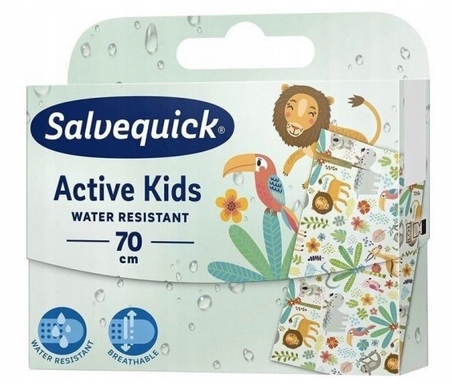 

Salvequick Plastry do cięcia Active Kids 7x 70cm
