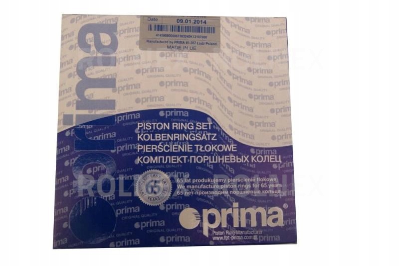 Sada pístních kroužků Mtz Prima 1 Píst 5p Olejový 1 Chrom s pružinou,