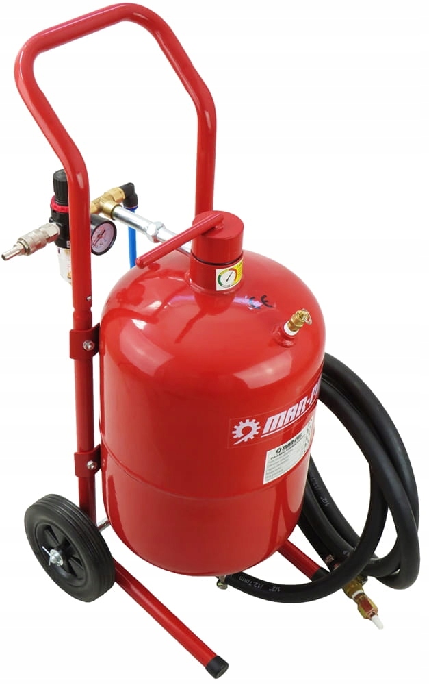 PIASKARKA SYFONOWA 19L MOBILNA MASKA DYSZE ZESTAW Marka Mar-Pol