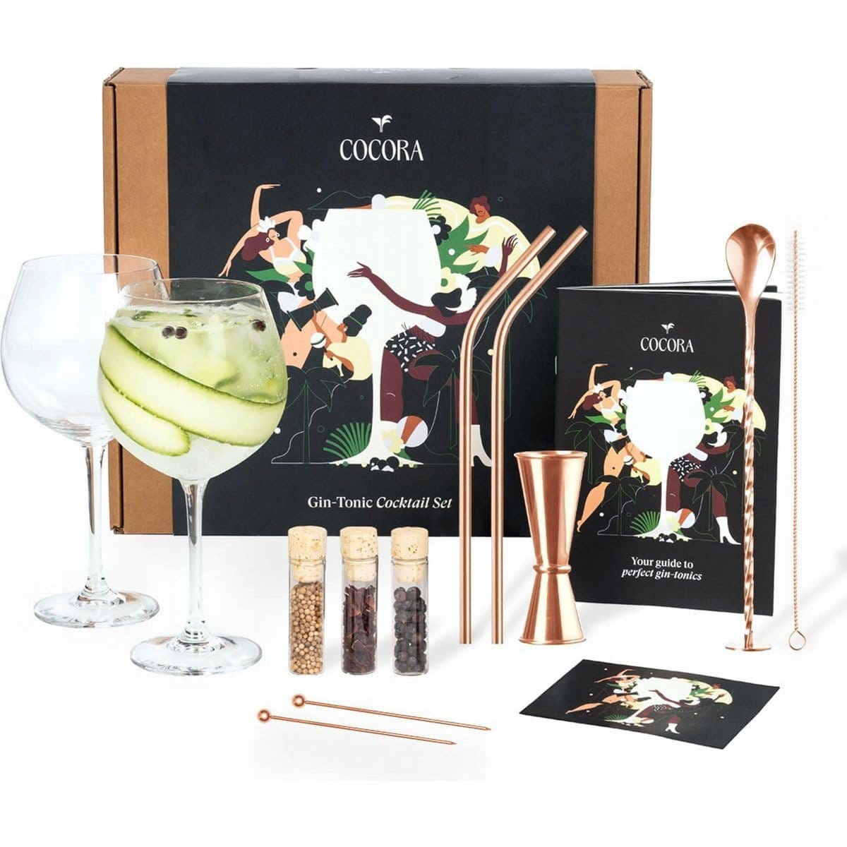 Sada na koktejly Gin and Tonic – 12 dílů