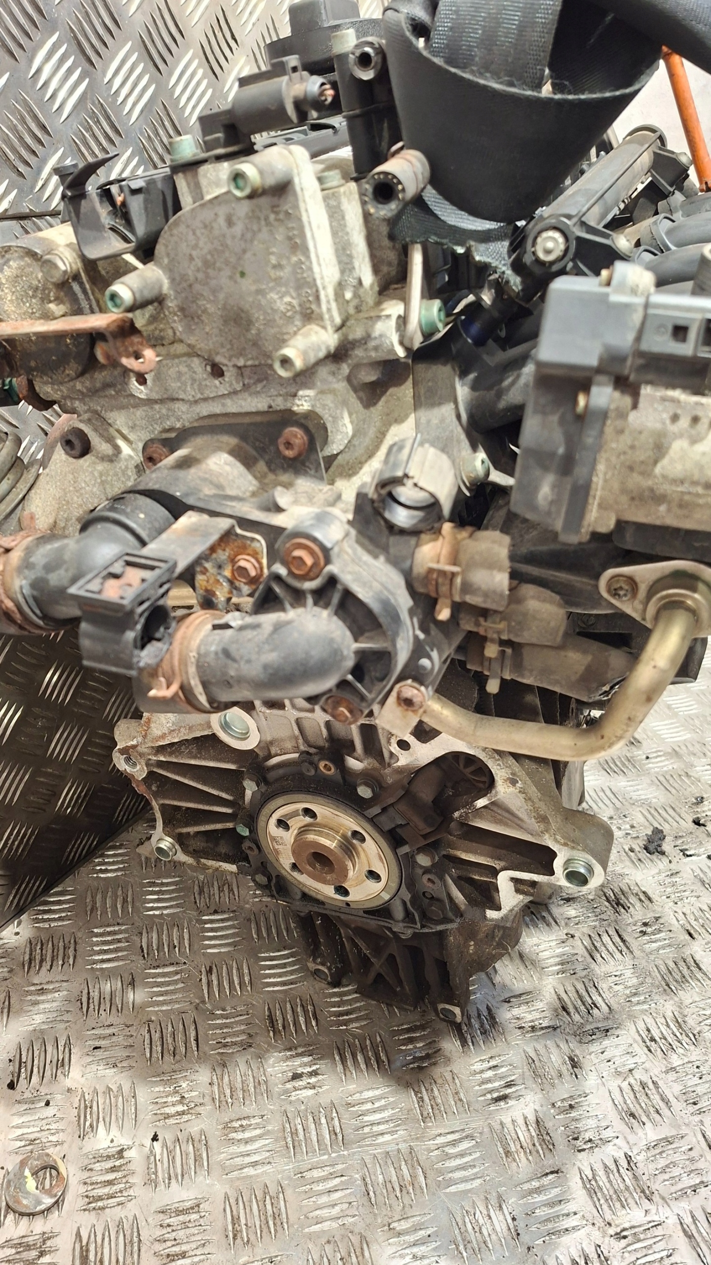 engine unprotected pillar VW POLO IV 1.4 BKY