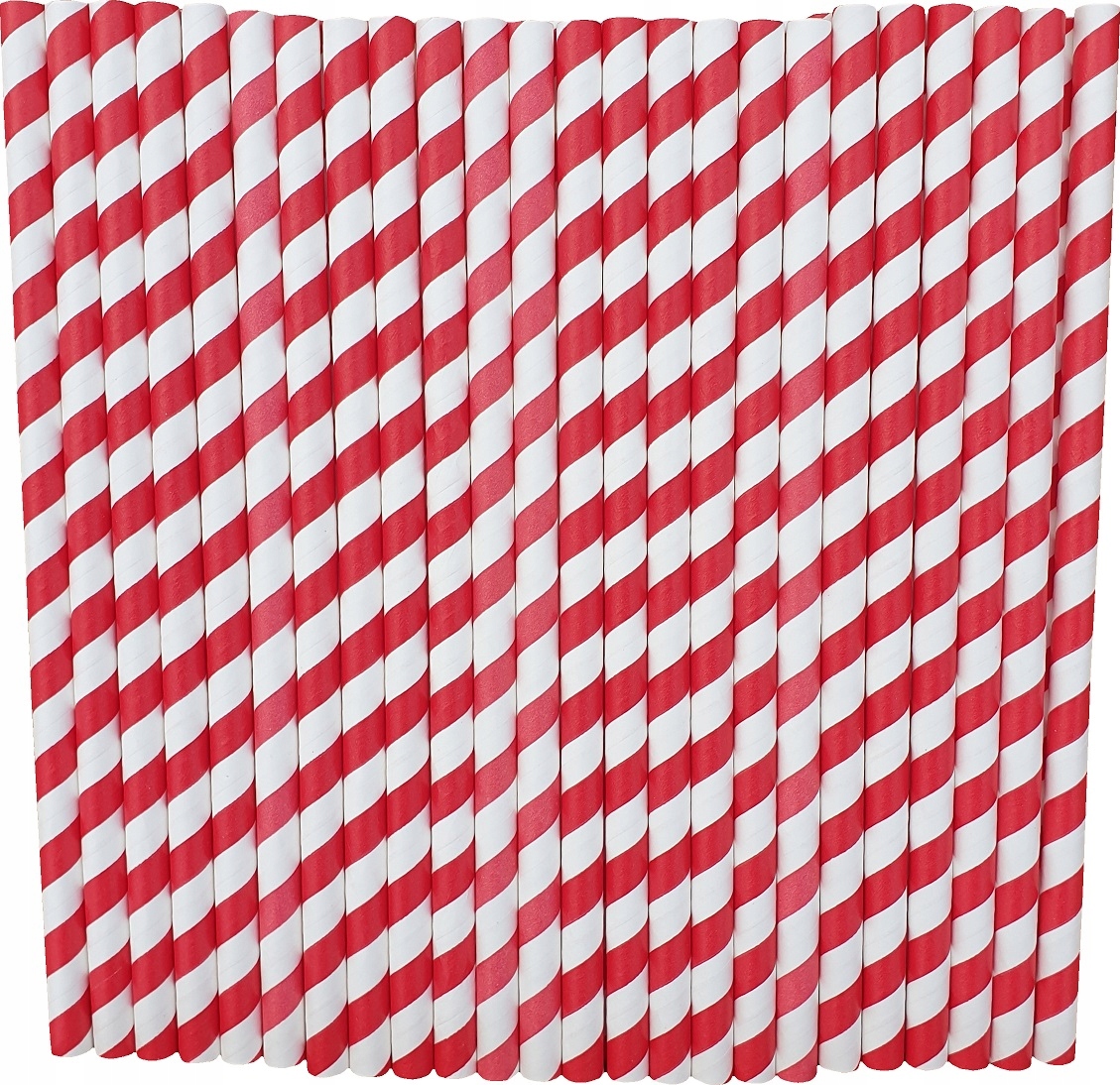 

Słomki Rurki papierowe 8 mm Biało-Czerwone 100szt