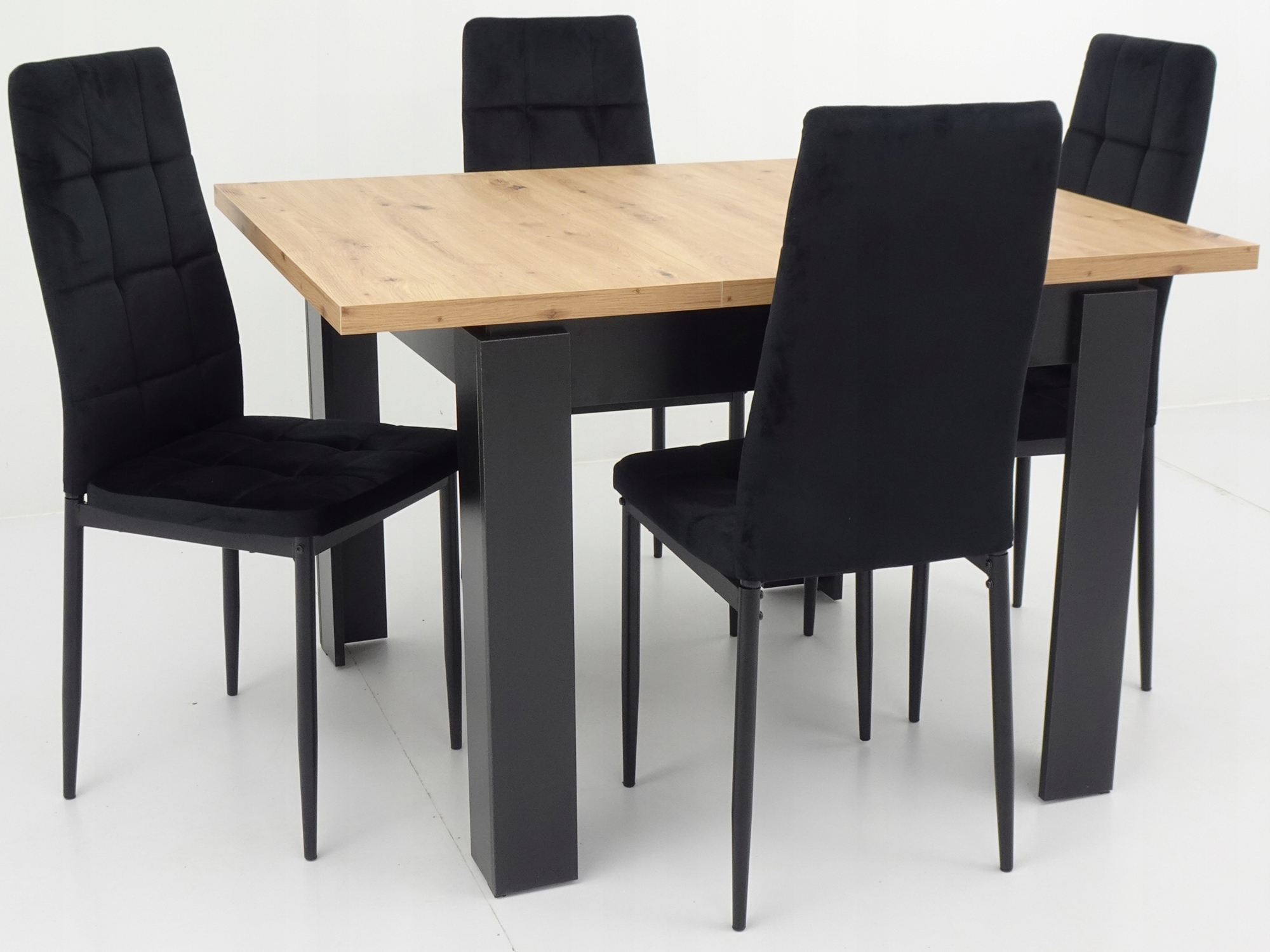 Mały zestaw KUCHENNY stół 90x90 ARTISAN 4 krzesła Marka inna