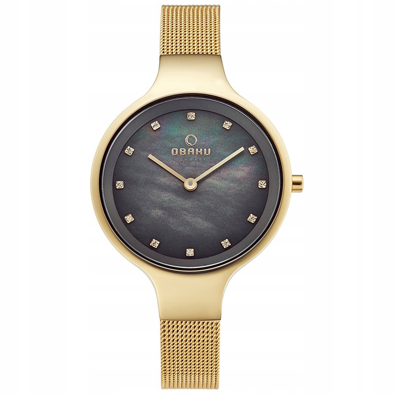 Dámské hodinky Obaku Denmark V173LXGJMG zlaté