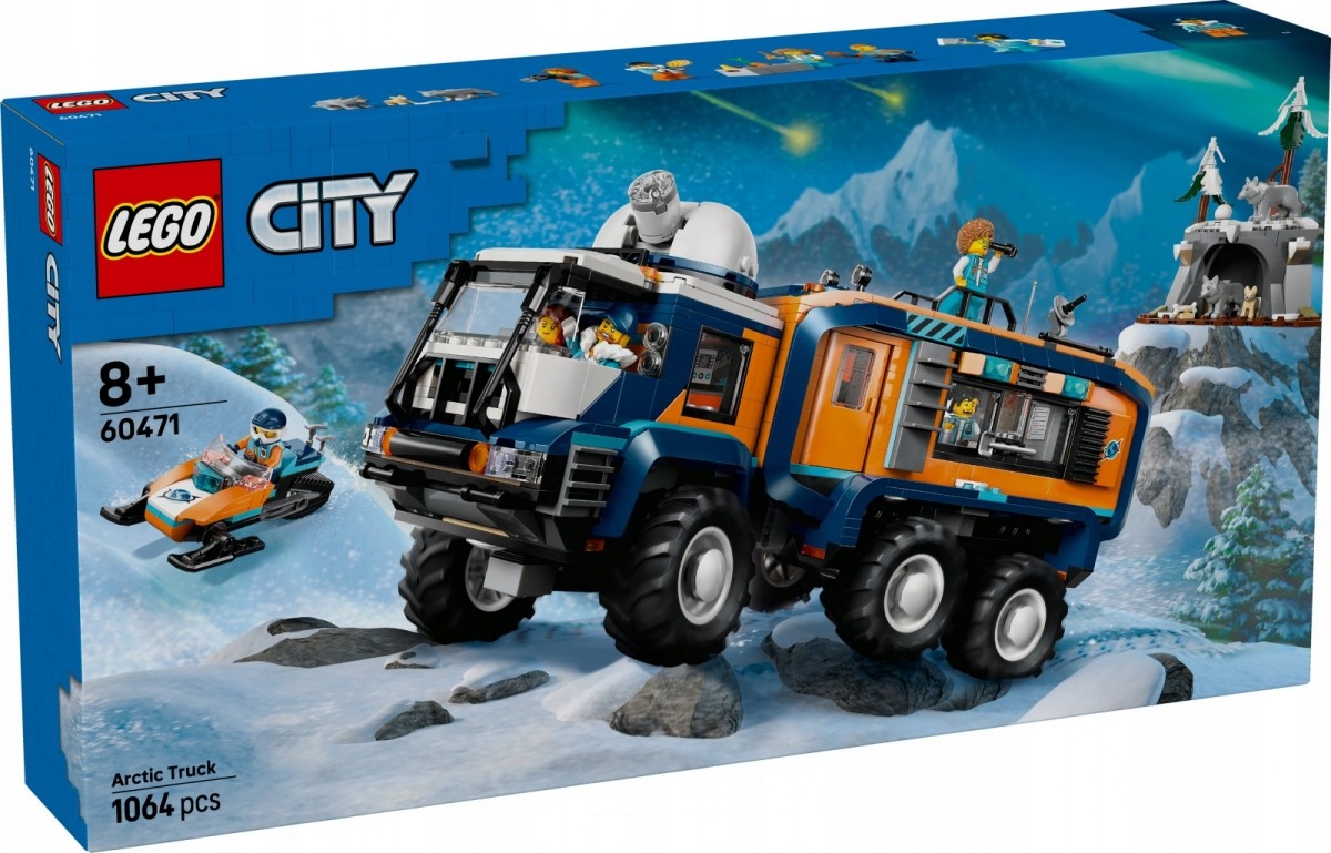 Lego Stavebnice City 60471 Nákladní auto z laboratoře arktické objevitelky