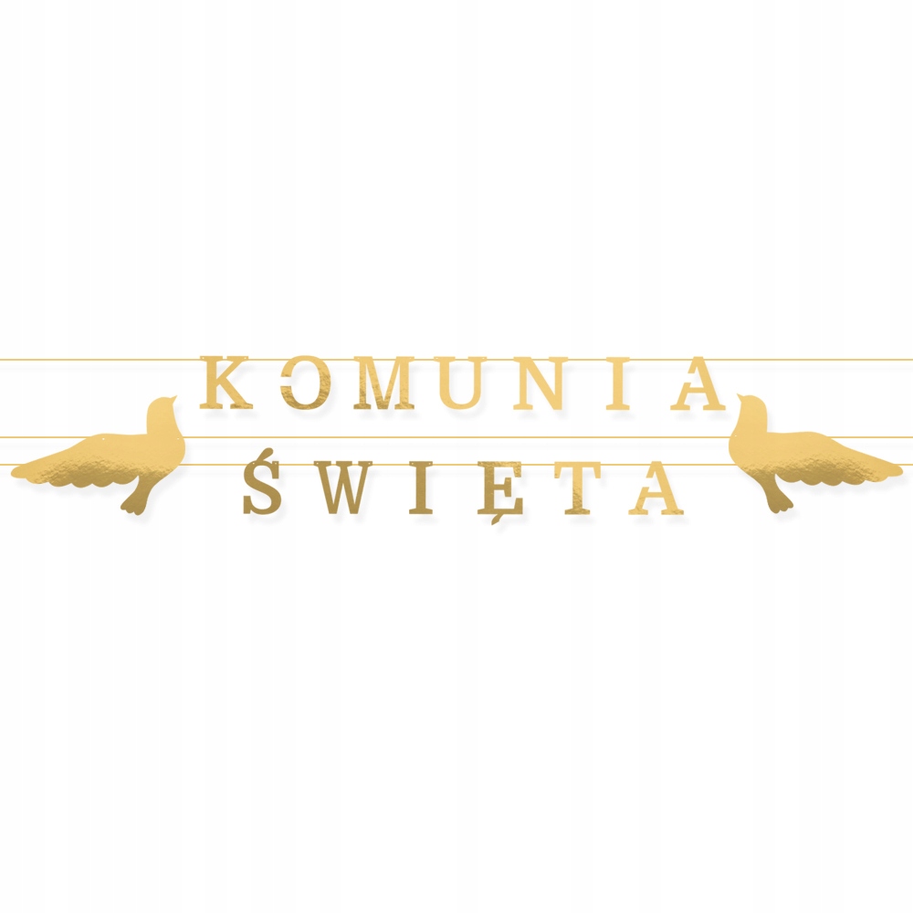 

Baner Girlanda Komunia Święta Dekoracje Komunijne