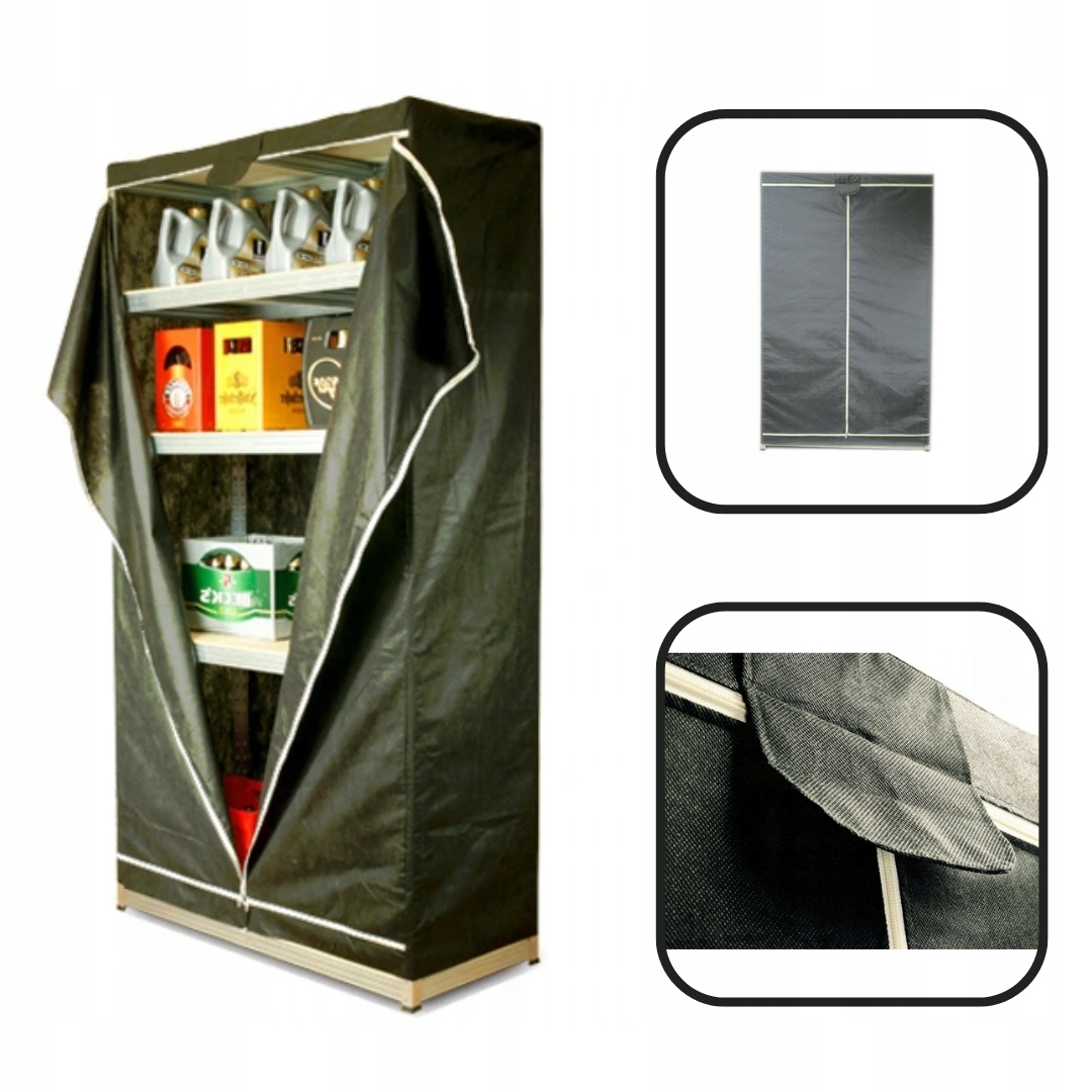 Ochranný obal na regál, obal na skladový regál NIEST_2 Šedý