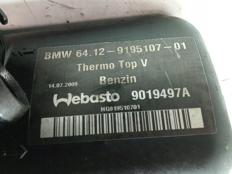 webasto E90 WEBASTO 919510701 Bmw Seria 3 E91 a Kombi