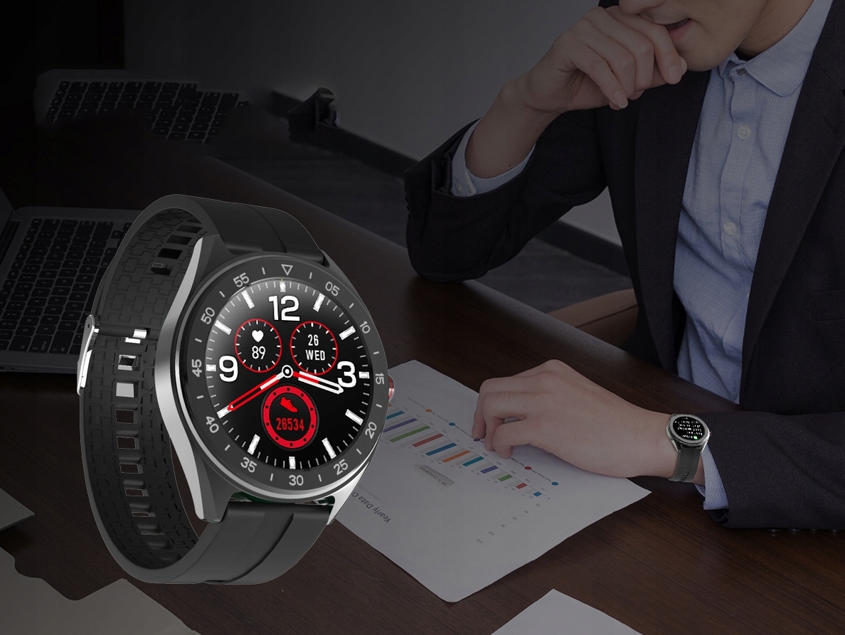 Smartwatch Zegarek inteligentny Lenovo R1 Kompatybilność systemowa Android iOS
